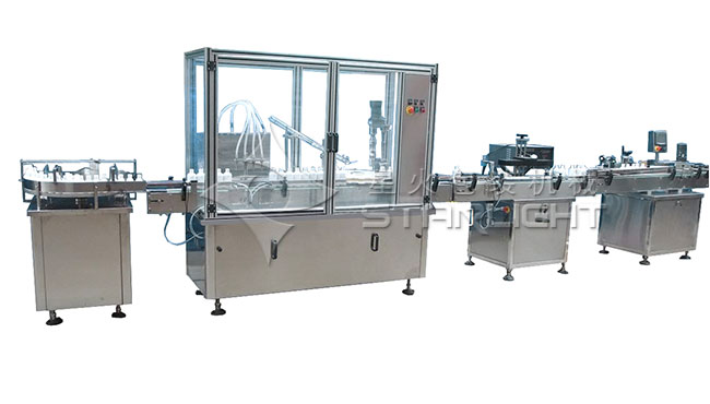 口服液灌裝生產線-全自動口服液灌裝旋蓋一體機主圖