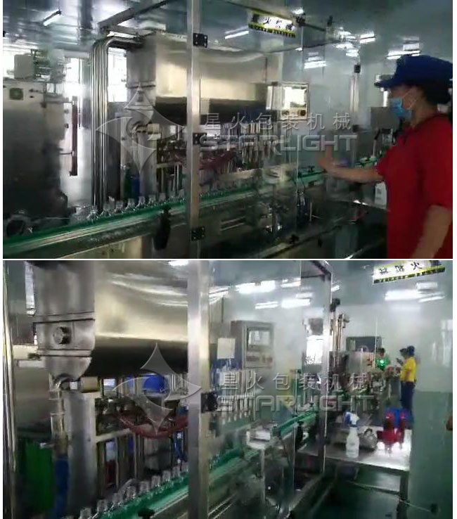 全自動番茄醬灌裝生產線整機現場實拍展示