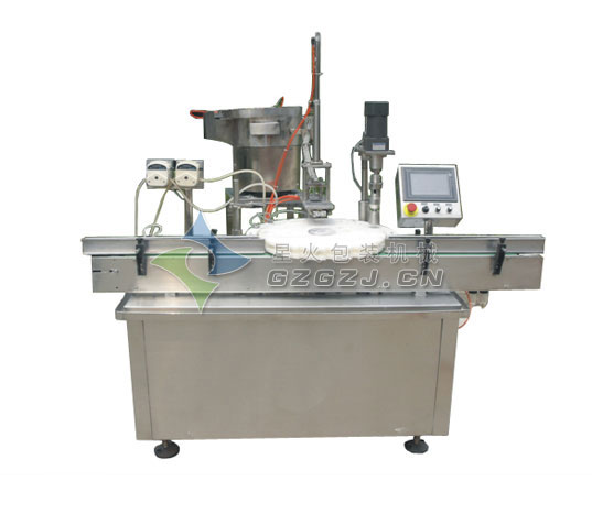 全自動洗瓶殺菌灌裝旋蓋一體機主圖