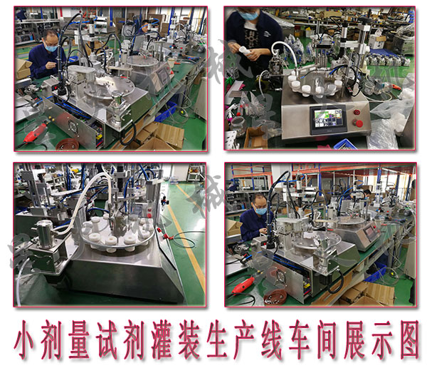 小劑量試劑灌裝生產(chǎn)線,全自動(dòng)小劑量液體灌裝機(jī)