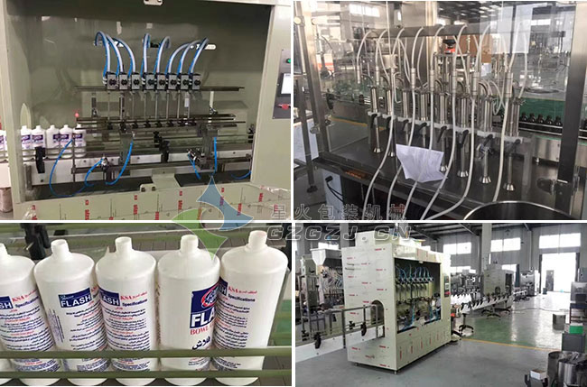 防腐蝕性液體灌裝機細節展示