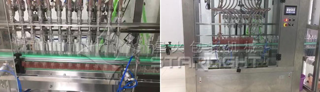 酵素灌裝機(jī)灌裝細(xì)節(jié)展示